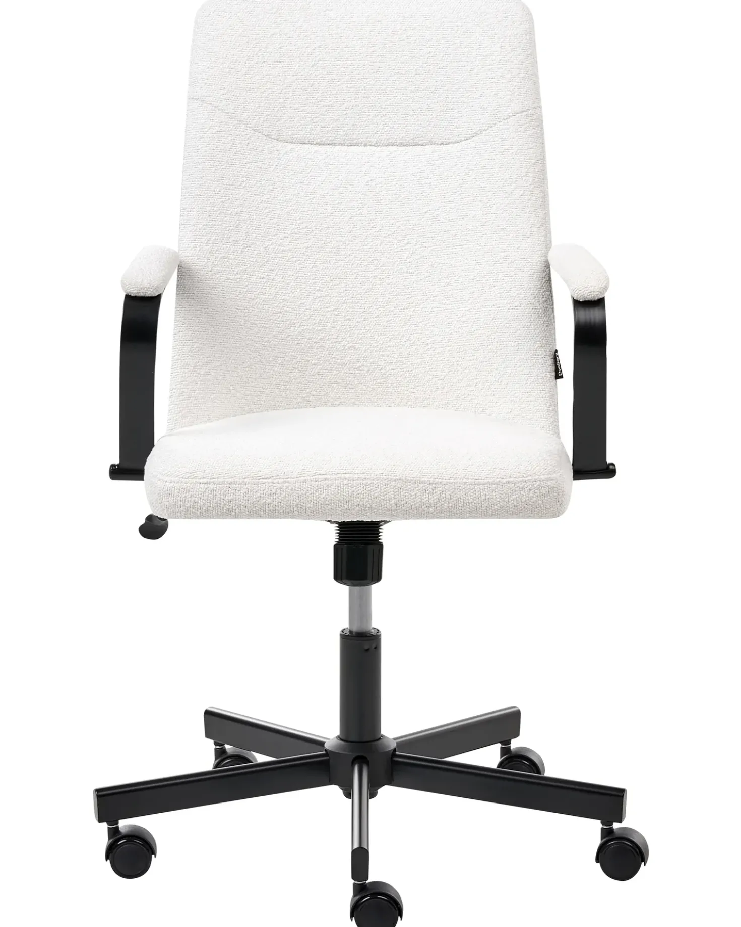 Sedia da ufficio CAROGA Bouclé Bianco