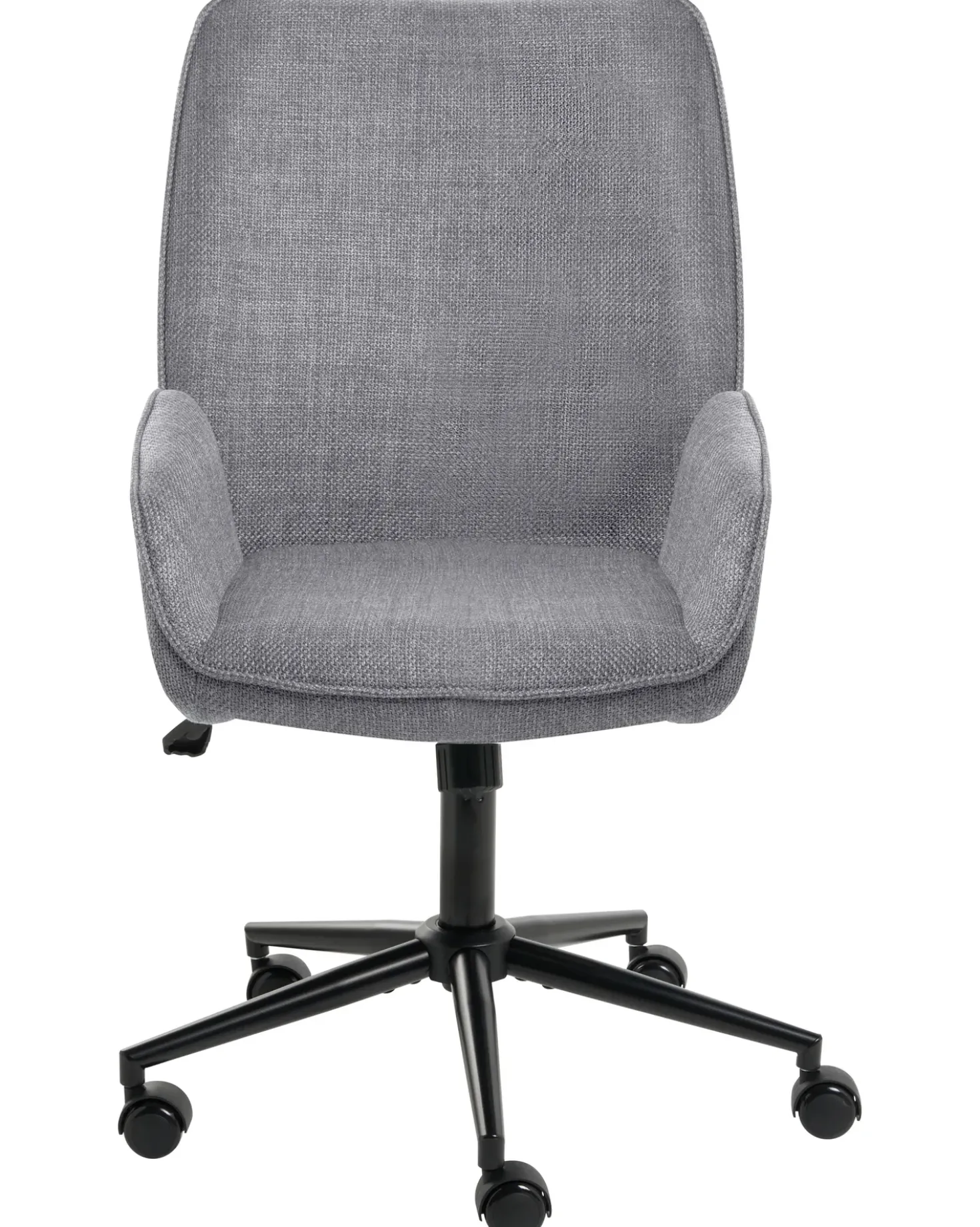 Sedia da ufficio CASTILE Lino sintetico Grigio scuro