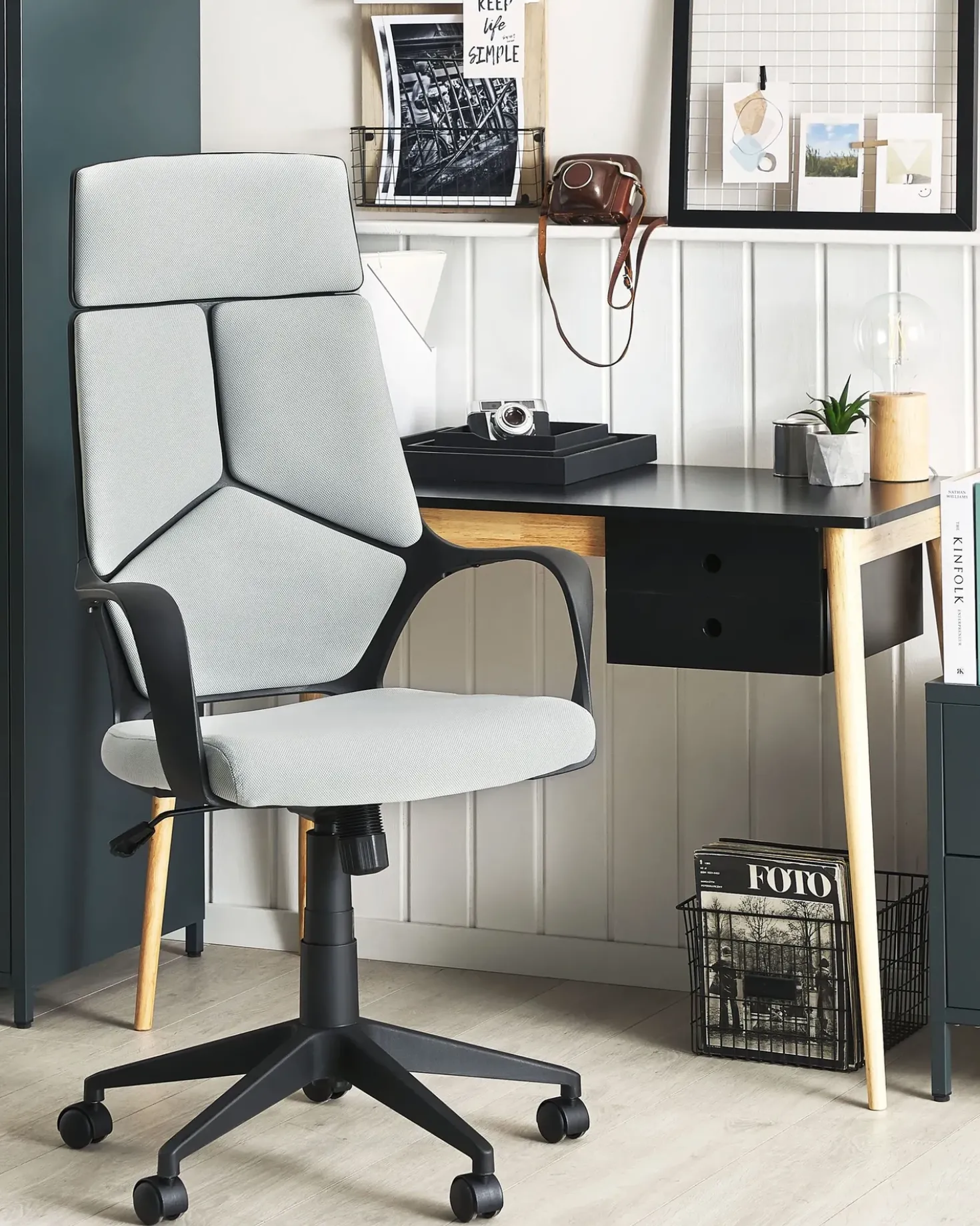 Sedia da ufficio DELIGHT Grigio