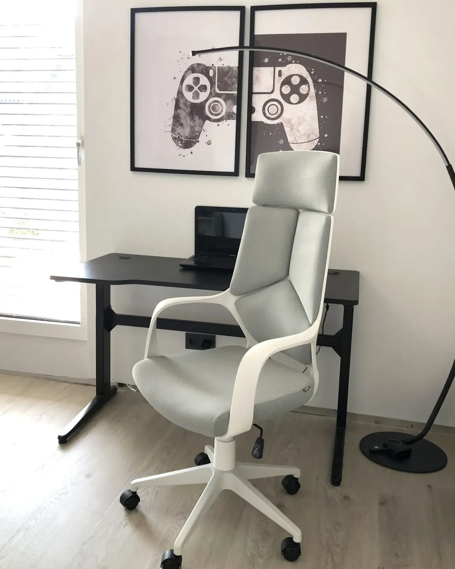 Sedia da ufficio DELIGHT Grigio chiaro