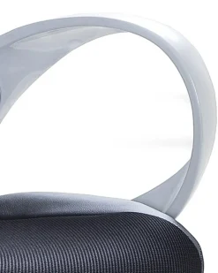 Discount Beliani Sedia da ufficio iCHAIR Nero/Bianco Bianco Nero