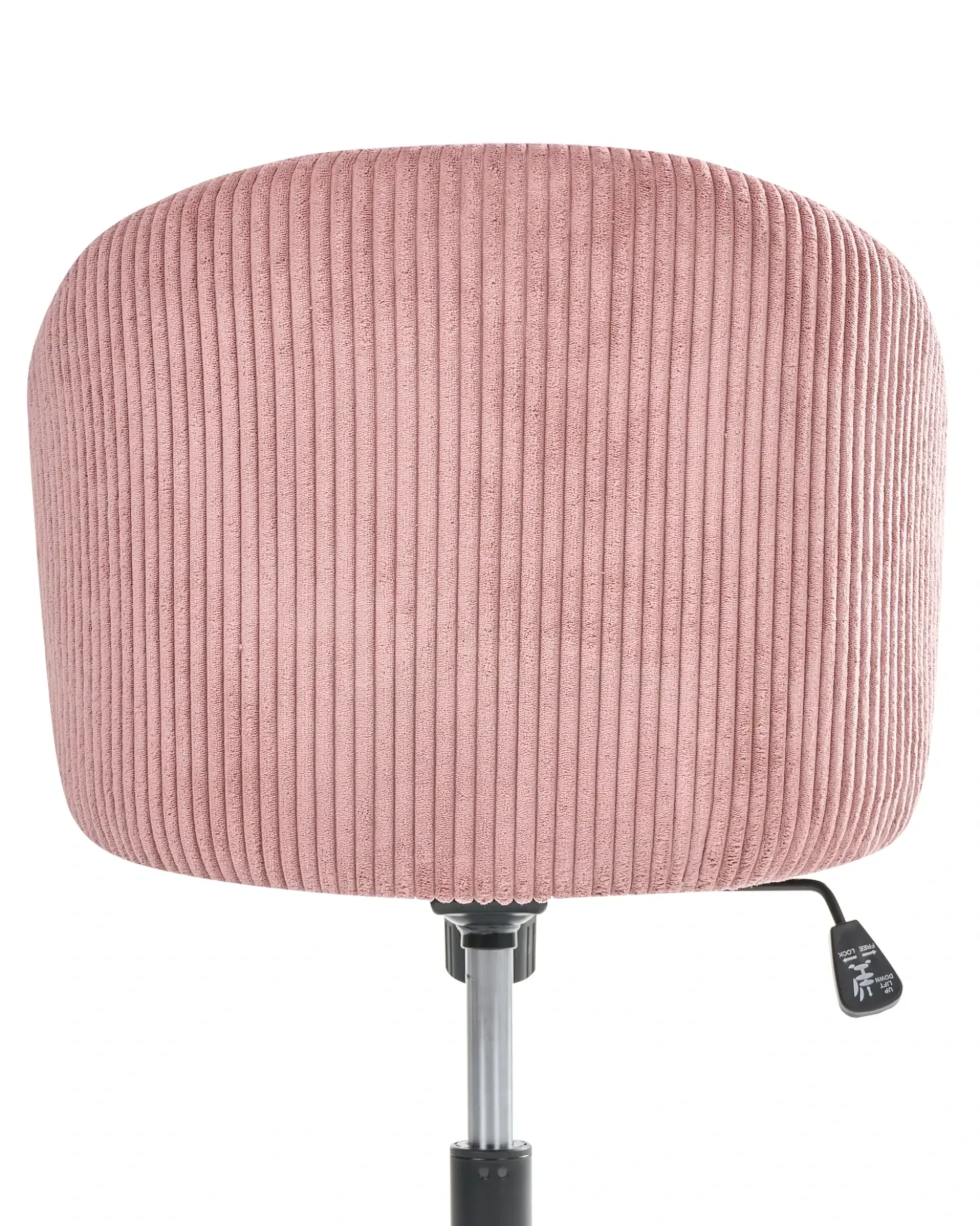Sedia da ufficio MILES Velluto a coste Rosa