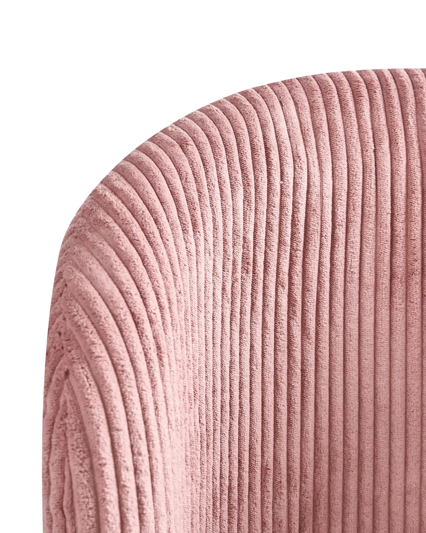 Sedia da ufficio MILES Velluto a coste Rosa