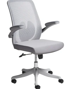 Sale Beliani Sedia da ufficio OVERLORD Grigio Grigio Nero