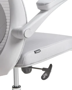 Sale Beliani Sedia da ufficio OVERLORD Grigio Grigio Nero