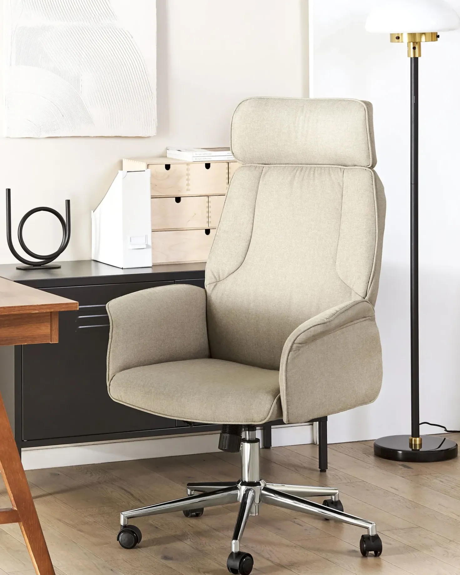 Sedia da ufficio PILOT Beige