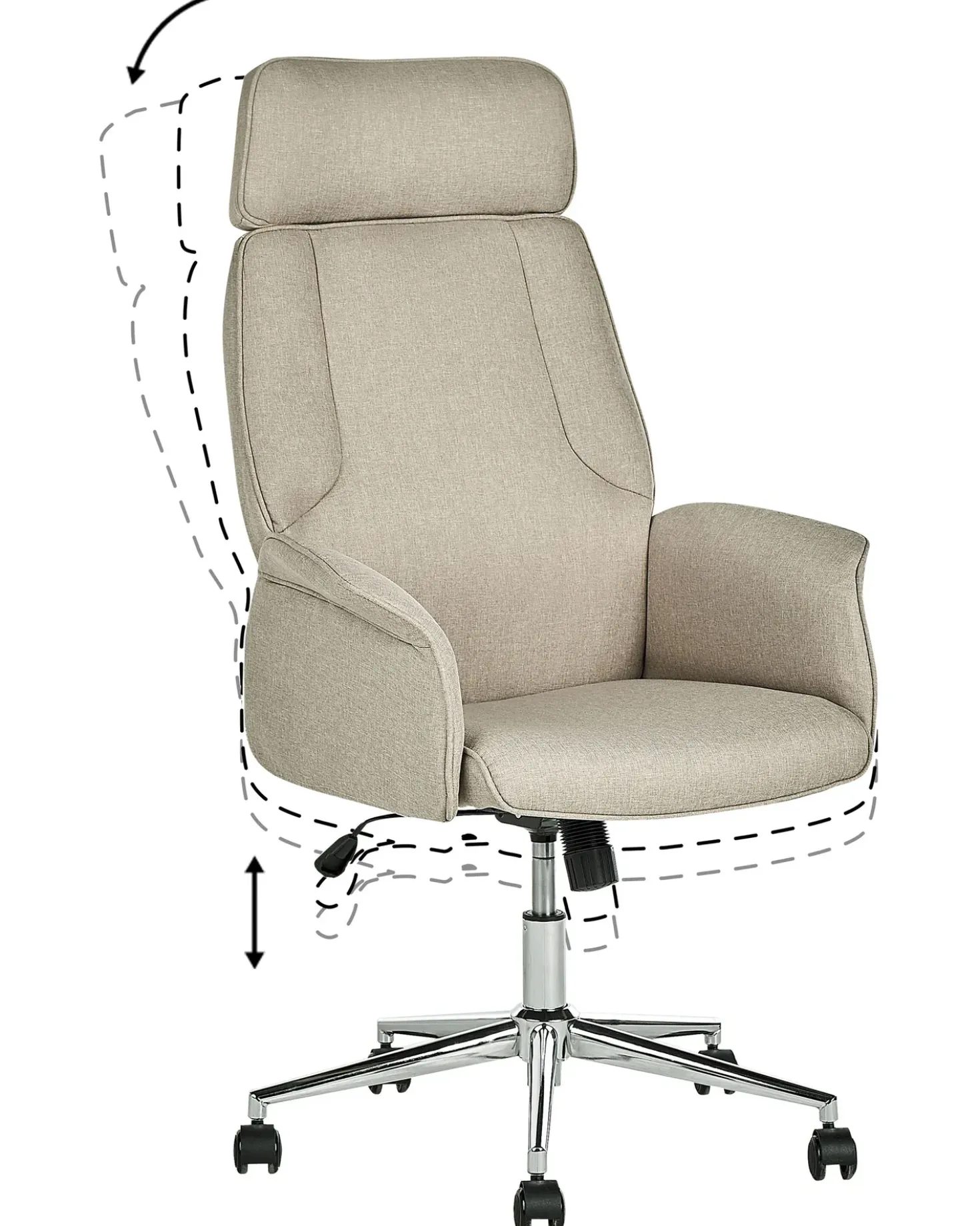Sedia da ufficio PILOT Beige