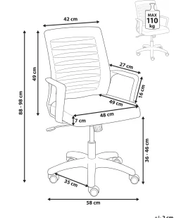 Sedia da ufficio RADIANT Blu