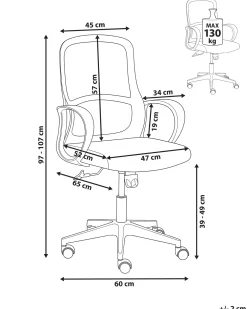 Sedia da ufficio SENTA Nero