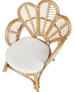 Discount Beliani Sedia pavone per bambini FLORENTINE II Rattan Naturale Marrone