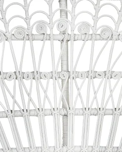 Hot Beliani Sedia Peacock EMMANUELLE Rattan Bianco