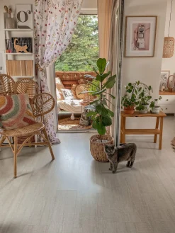 Clearance Beliani FLORENTINE Rattan Naturale Beige Marrone