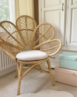 Clearance Beliani FLORENTINE Rattan Naturale Beige Marrone