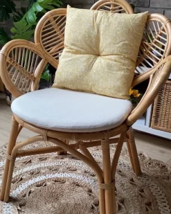 Clearance Beliani FLORENTINE Rattan Naturale Beige Marrone