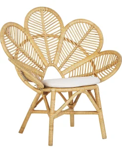 Clearance Beliani FLORENTINE Rattan Naturale Beige Marrone
