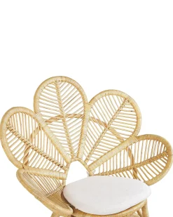 Clearance Beliani FLORENTINE Rattan Naturale Beige Marrone