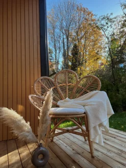 Clearance Beliani FLORENTINE Rattan Naturale Beige Marrone