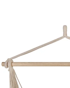 New Beliani Sedia sospesa da fissare al soffitto BONEA Cotone Beige