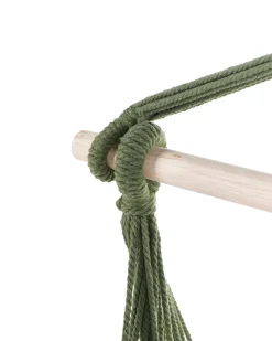 New Beliani Sedia sospesa da fissare al soffitto BONEA Cotone Verde
