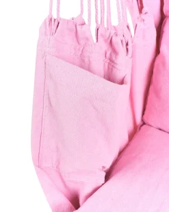 Hot Beliani Sedia sospesa da fissare al soffitto BONEA Cotone Rosa
