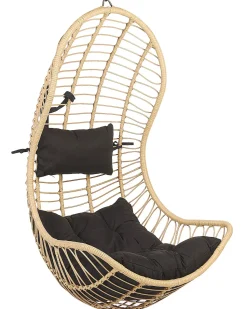 Clearance Beliani PINETO Rattan sintetico (PE) Naturale Marrone Nero