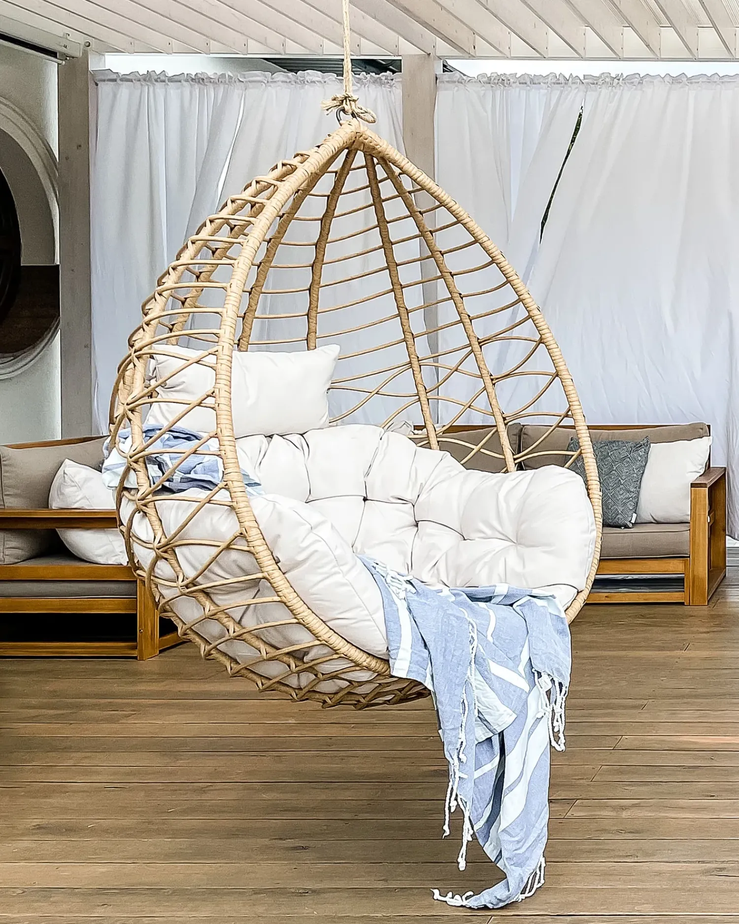 Best Beliani ARSITA Rattan sintetico (PE) Naturale Beige Marrone