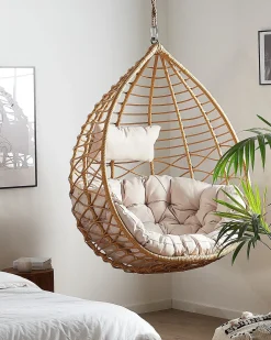 Best Beliani ARSITA Rattan sintetico (PE) Naturale Beige Marrone