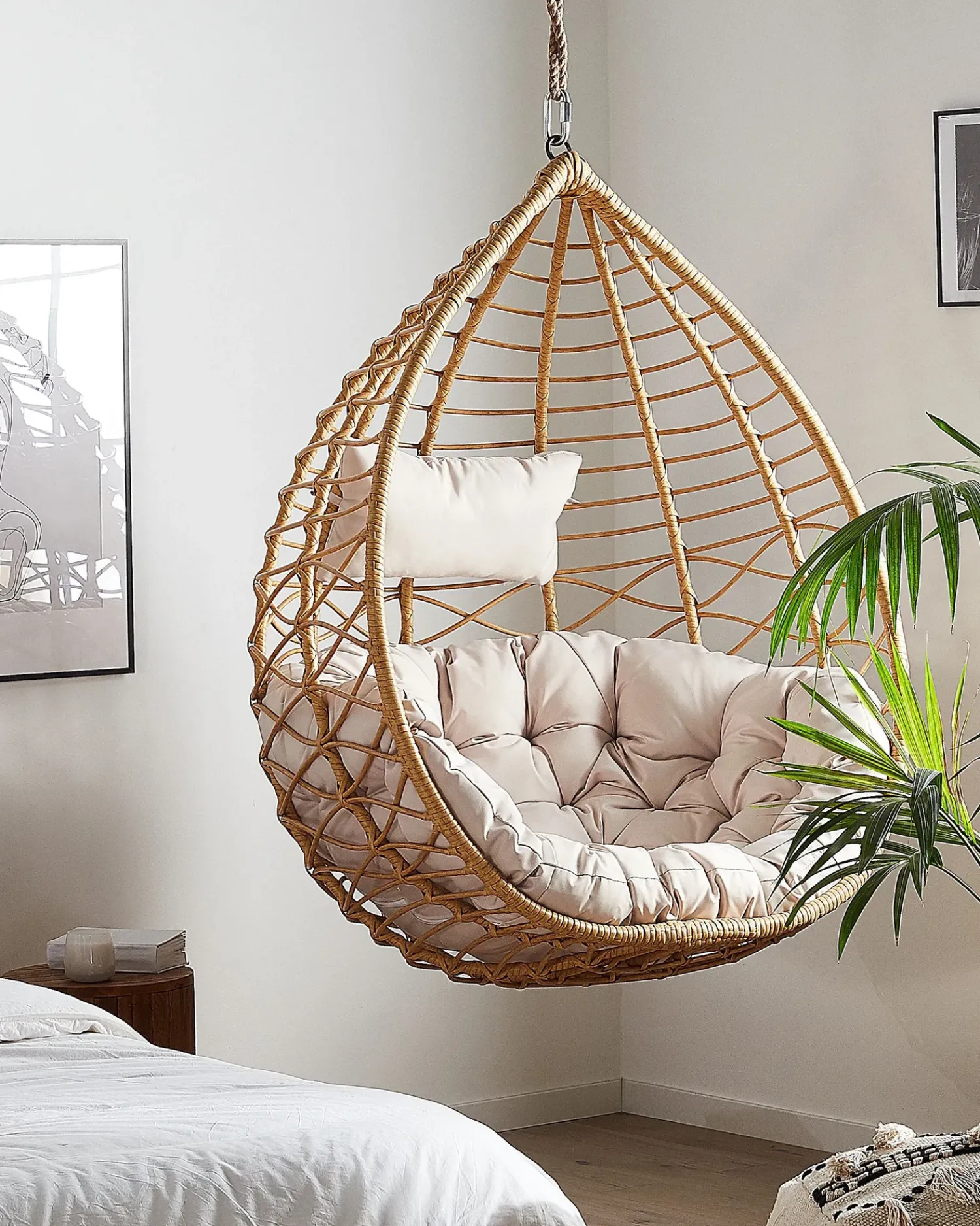 Best Beliani ARSITA Rattan sintetico (PE) Naturale Beige Marrone