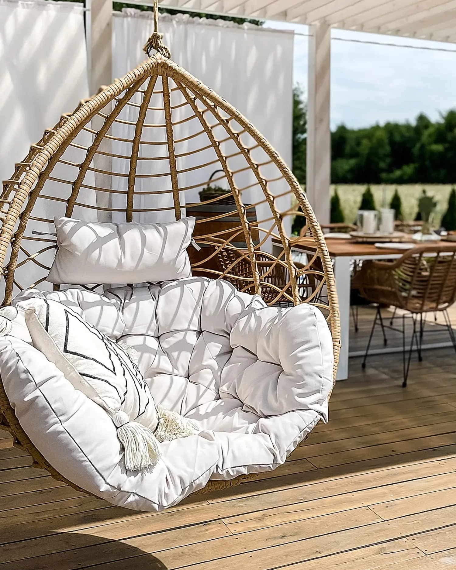 Best Beliani ARSITA Rattan sintetico (PE) Naturale Beige Marrone