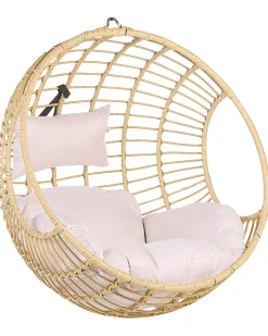 Clearance Beliani ASPIO Rattan sintetico (PE) Naturale Beige Marrone