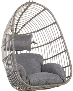 New Beliani CASOLI Rattan sintetico (PE) Grigio