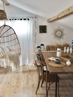 Sale Beliani CASOLI Rattan sintetico (PE) Naturale Beige Marrone