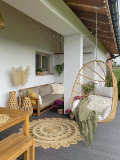 Sale Beliani CASOLI Rattan sintetico (PE) Naturale Beige Marrone