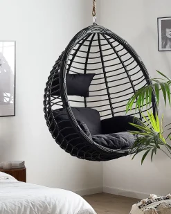 Best Beliani TOLLO Rattan sintetico (PE) Nero