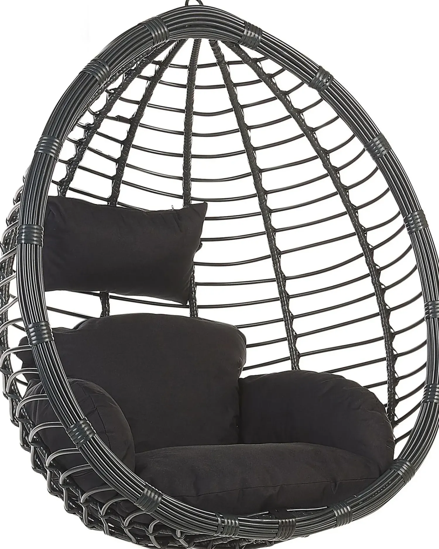 Best Beliani TOLLO Rattan sintetico (PE) Nero