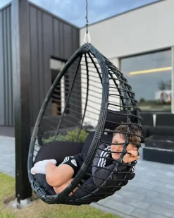 Best Beliani TOLLO Rattan sintetico (PE) Nero