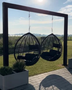 Best Beliani TOLLO Rattan sintetico (PE) Nero