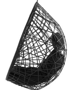 Hot Beliani ALATRI Rattan sintetico (PE) Nero Grigio Nero