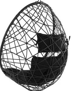 Hot Beliani ALATRI Rattan sintetico (PE) Nero Grigio Nero