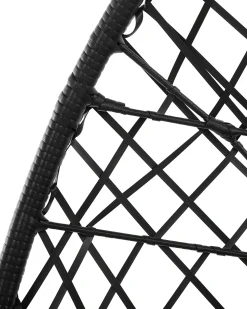 Hot Beliani ALATRI Rattan sintetico (PE) Nero Grigio Nero
