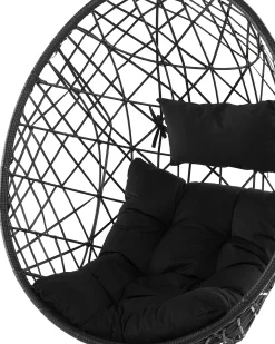 Hot Beliani ALATRI Rattan sintetico (PE) Nero Grigio Nero