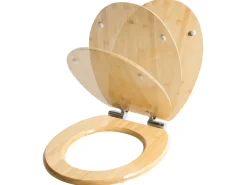 Hot Beliani Sedile per WC CUAREIM Soft Close Bambù chiaro Marrone