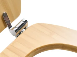 Hot Beliani Sedile per WC CUAREIM Soft Close Bambù chiaro Marrone