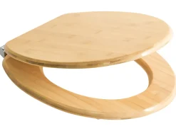 Hot Beliani Sedile per WC CUAREIM Soft Close Bambù chiaro Marrone