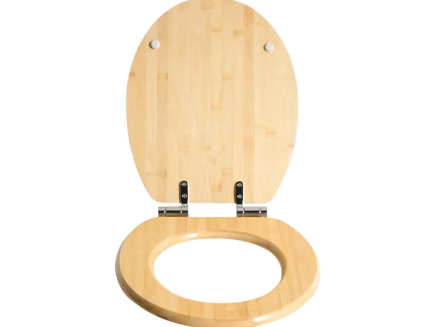 Hot Beliani Sedile per WC CUAREIM Soft Close Bambù chiaro Marrone