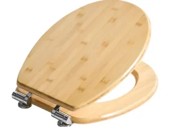 Hot Beliani Sedile per WC CUAREIM Soft Close Bambù chiaro Marrone