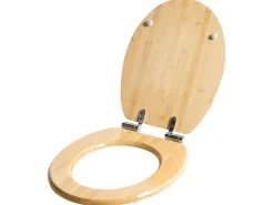 Hot Beliani Sedile per WC CUAREIM Soft Close Bambù chiaro Marrone