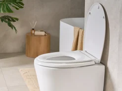 Sale Beliani Sedile per WC FAGNANO Soft Close 2 in 1 Duroplastica Bianco