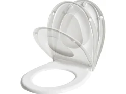 Sale Beliani Sedile per WC FAGNANO Soft Close 2 in 1 Duroplastica Bianco