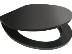 Clearance Beliani Sedile per WC INIRIDA Soft Close Fibra a media densità (MDF) Nero